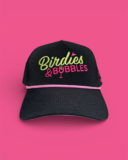 Birdies & Bubbles women's golf hat stylish performance golf hat for women