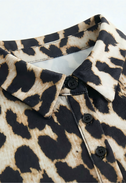 Leopard Luxe Women's Leopard Print Golf Dress | Sleeveless Performance Golf Dress