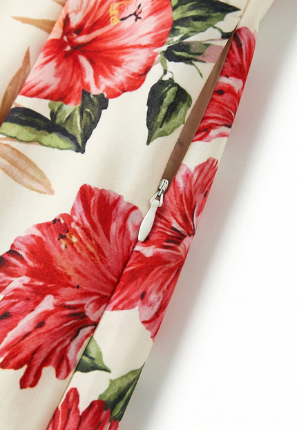 Birdie Blossom Women's Floral Golf Dress | Sleeveless Performance Golf Dress