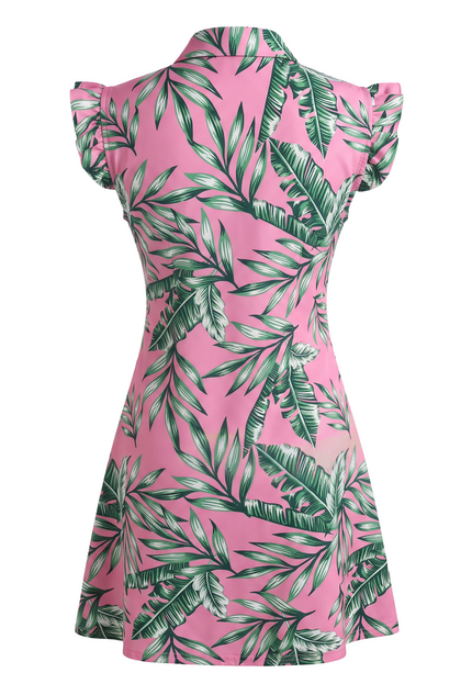Tropical Tee Time Dress – Women’s Performance Golf Dress | Birdies & Bubbles