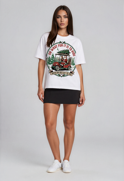Birdies and Bubbles Christmas tshirt