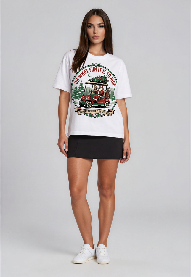 Birdies and Bubbles Christmas tshirt