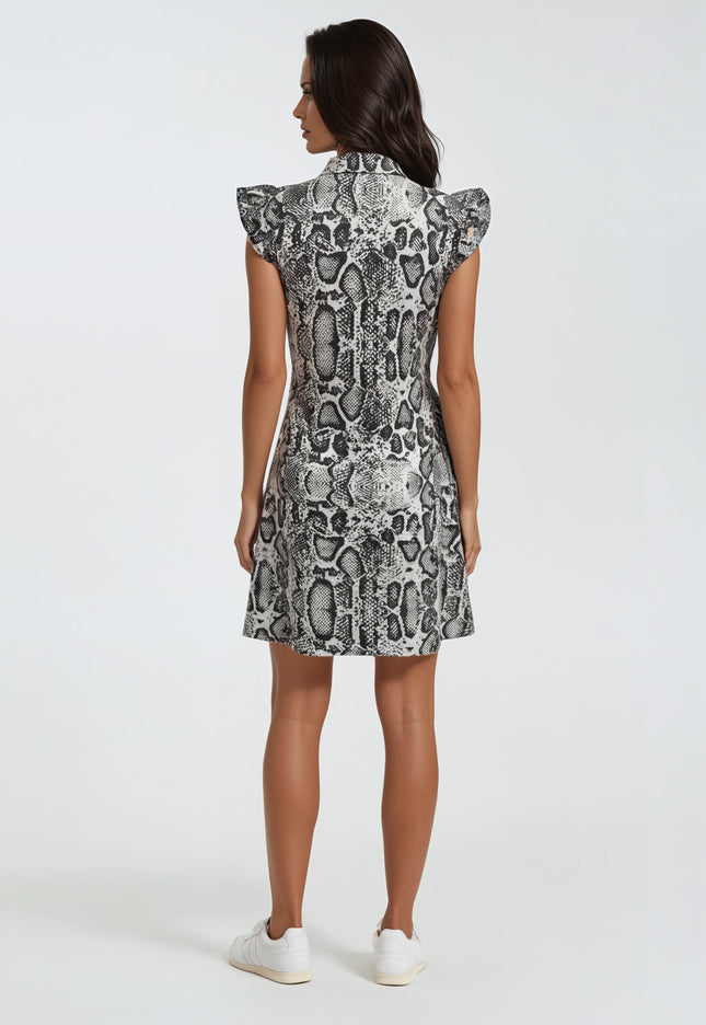 Scaled to Win Women's Snake Print Golf Dress | Sleeveless Performance Golf Dress