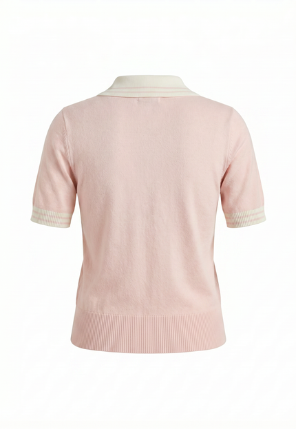 The Fairway Knit Polo | Women’s Luxury Golf Sweater Polo – Birdies & Bubbles