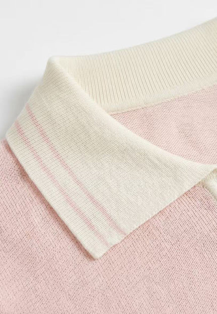 The Fairway Knit Polo | Women’s Luxury Golf Sweater Polo – Birdies & Bubbles