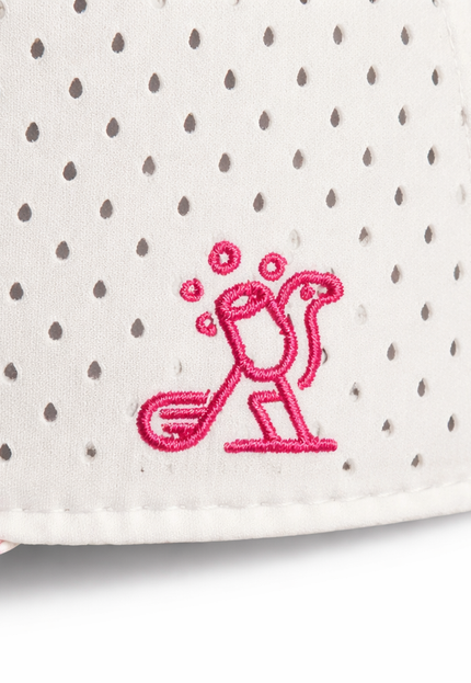 Birdies & Bubbles Women's Golf Hats | Stylish Women's Golf Hat White