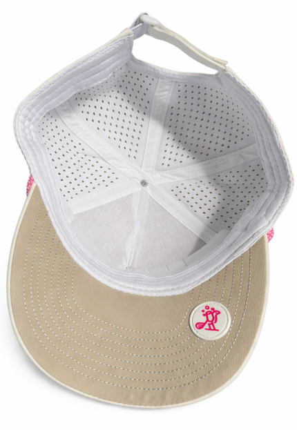 Birdies & Bubbles Women's Golf Hats | Stylish Women's Golf Hat White