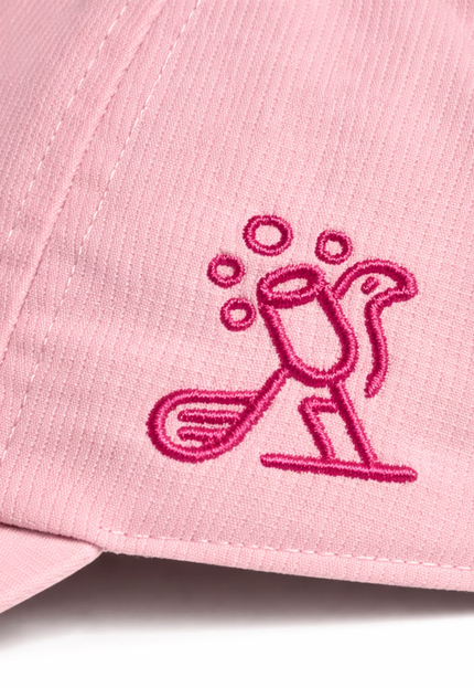 Birdies & Bubbles Bubbly Birdie Women’s Golf Cap – Adjustable Performance Golf Hat Pink