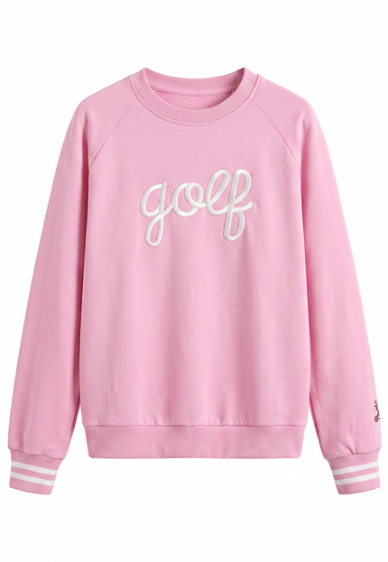 Golf, But Make It Cute Crewneck | Women’s Golf Sweatshirt Pink | Birdies & Bubbles