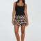 Roar & Score women's leopard print golf skort by Birdies & Bubbles